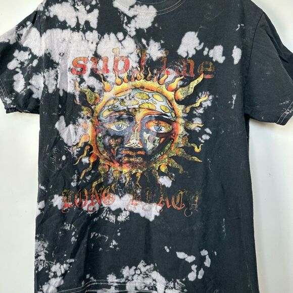 Sublime Sun Black Bleached Shirt size Medium - Picture 10 of 11